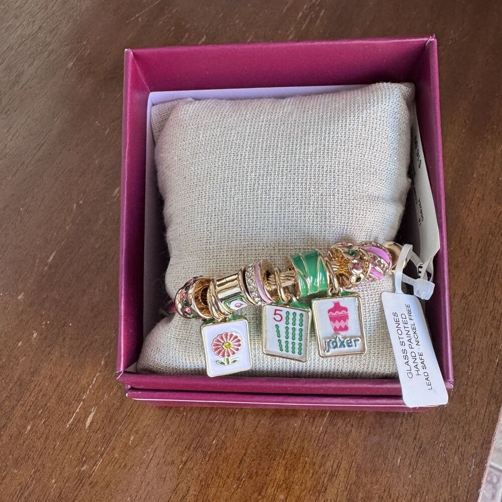 NWT piper k mahjong bracelet mah jongg tiles
